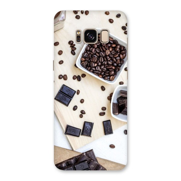 Coffee Beans and Chocolate Back Case for Galaxy S8